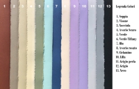 Fogli Amalfi Cotone Colorati Lisci 50x70