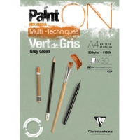 Blocco Clairefontaine Paint On Vert de Gris 250gr