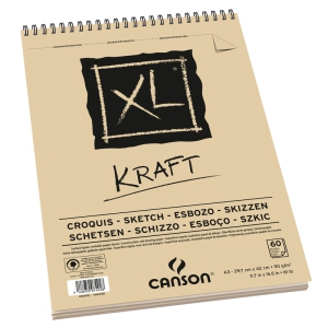 Blocco Canson XL Kraft 90gr